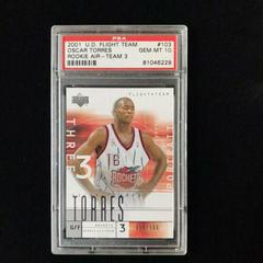 Oscar Torres #103 Basketball Cards 2001 Upper Deck Flight Team Prices