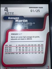 Back | Kenyon Martin Basketball Cards 2003 Fleer Focus