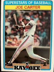 Joe Carter #9 Baseball Cards 1987 Topps KayBee Superstars Prices