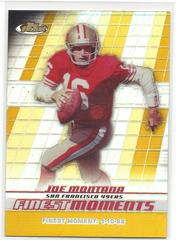 Joe Montana [Gold Refractor] Football Cards 2008 Topps Finest Moments Prices