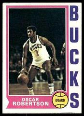 Oscar Robertson #55 Basketball Cards 1974 Topps Prices