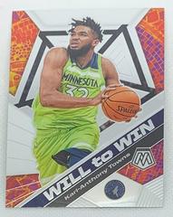 Karl Anthony Towns Basketball Cards 2019 Panini Mosaic Will to Win Prices