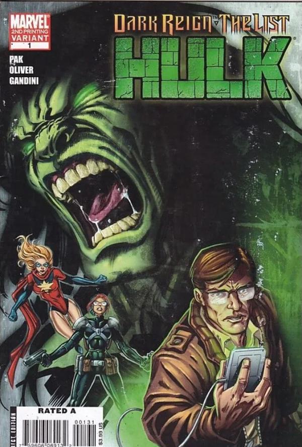 Dark Reign: The List - Hulk [2nd Print] #1 (2009) Comic Books Dark Reign: The List