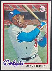 Glenn Burke Baseball Cards 1978 Topps Prices