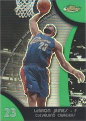 LeBron James [Green Refractor] #40 Basketball Cards 2007 Finest Prices