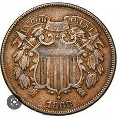 1868 [PROOF] Coins Two Cent Prices