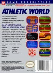 Back Of Box | Athletic World [Family Fun Fitness] NES