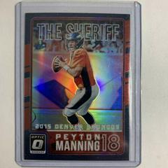Peyton Manning [Red] Football Cards 2016 Panini Donruss Optic Peyton Manning Tribute Prices