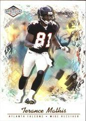 Terance Mathis [Hobby Red Backs] #9 Football Cards 2001 Pacific Impressions Prices