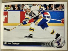 Nelson Emerson Hockey Cards 1992 Upper Deck Prices