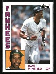 Dave Winfield Baseball Cards 1984 Topps Tiffany Prices