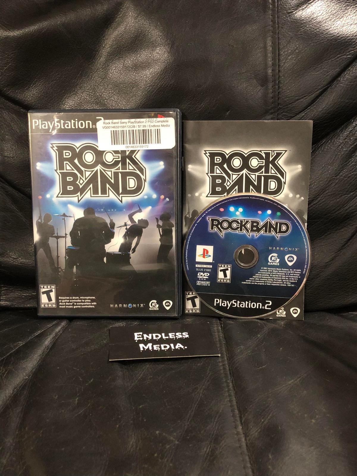 Rock Band | Item, Box, and Manual | Playstation 2