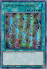 Hieratic Seal of Supremacy YuGiOh Ghosts From the Past Prices
