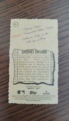 Back Of Card | Shohei Ohtani Baseball Cards 2023 Topps Heritage 1974 Deckle Edge Minis