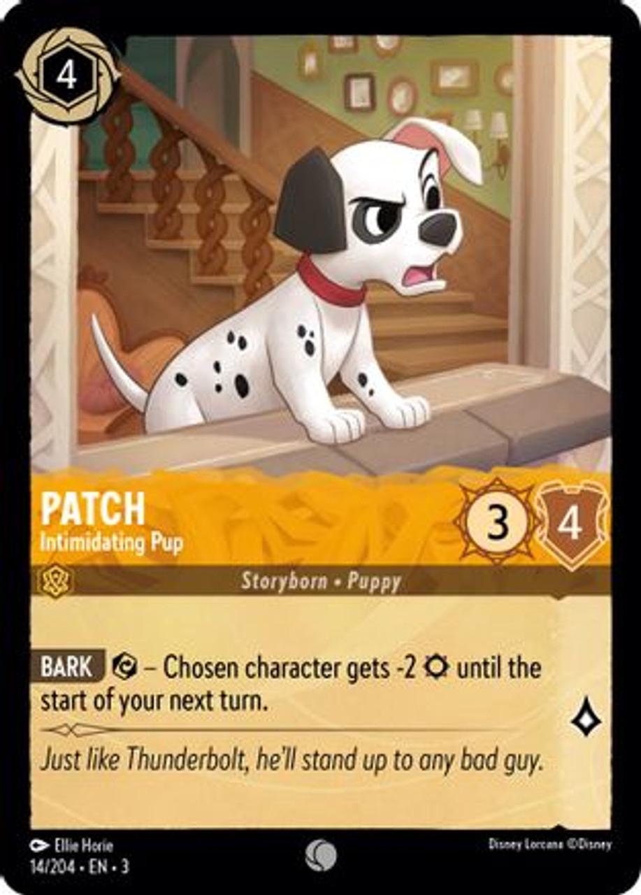 Patch - Intimidating Pup #14 Lorcana Into the Inklands