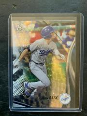 Gavin Lux [Ice] Baseball Cards 2017 Bowman Platinum Top Prospects Prices