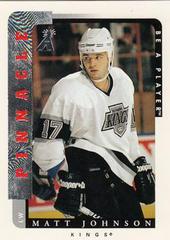 Matt Johnson #215 Hockey Cards 1996 Pinnacle Be a Player Prices