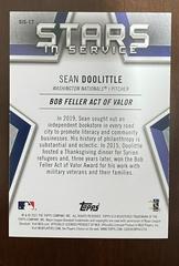 SIS-17 Back | Sean Doolittle Stars In Service Baseball Cards 2021 Topps 70 Years of Baseball