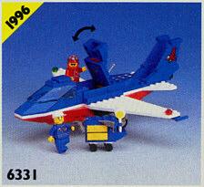 LEGO Set | Patriot Jet LEGO Town
