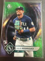 Julio Rodriguez [Emerald Ice Foil] #41 Baseball Cards 2022 Bowman Platinum Prices
