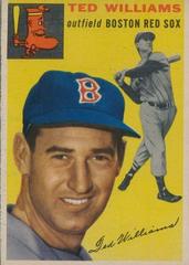 Ted Williams [Gray Back] Baseball Cards 1954 Topps Prices