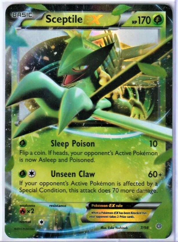 Sceptile EX #7 Prices | Pokemon Ancient Origins | Pokemon Cards