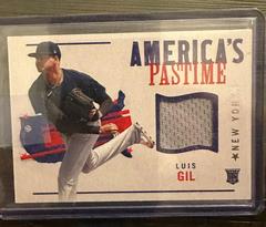 Luis Gil #APS-LG Baseball Cards 2022 Panini Chronicles America's Pastime Swatches Prices