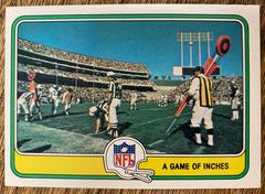 A Game of Inches #83 of 88 Football Cards 1981 Fleer Team Action Prices