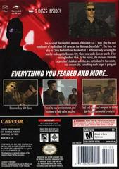 Back Cover | Resident Evil Code Veronica X Gamecube