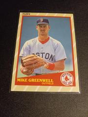 Mike Greenwell #20 Baseball Cards 1989 Fleer Superstars Prices