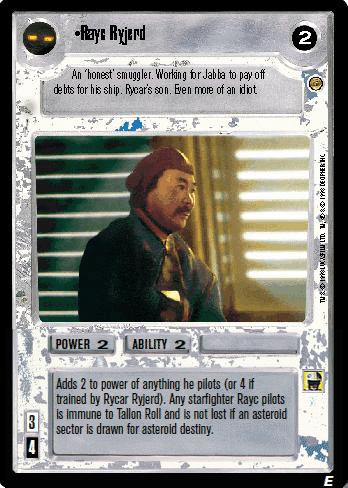 Rayc Ryjerd [Limited] Star Wars CCG Jabba's Palace