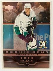 Ryan Getzlaf [Quadruple] Hockey Cards 2005 Upper Deck Black Diamond Prices