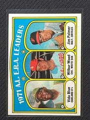 Vida Blue/Wilbur Wood/Jim Palmer #92 Baseball Cards 1972 Topps Prices