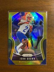 John Brown [Gold Prizm] Football Cards 2019 Panini Prizm Prices