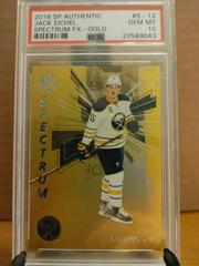 Jack Eichel [Gold] Hockey Cards 2016 SP Authentic Spectrum FX Prices