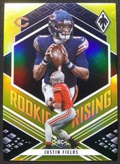 Justin Fields [SP Gold] #RIS-8 Football Cards 2021 Panini Phoenix Rookie Rising Prices