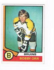 Bobby Orr #100 Hockey Cards 1974 Topps Prices