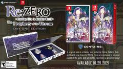 Re:ZERO: The Prophecy of the Throne [Day One Edition] Nintendo Switch Prices