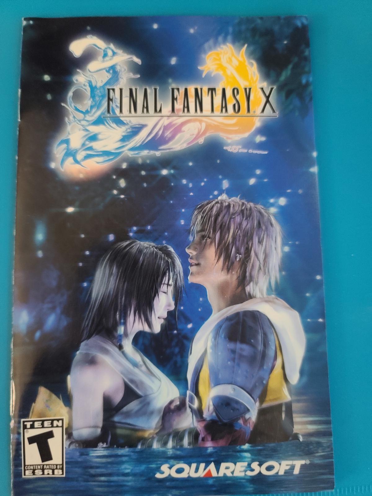 Final Fantasy X Manual only Playstation 2