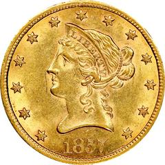 1857 S Coins Liberty Head Gold Eagle Prices