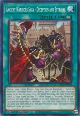 Ancient Warriors Saga - Deception and Betrayal [1st Edition] YuGiOh Dimension Force Prices