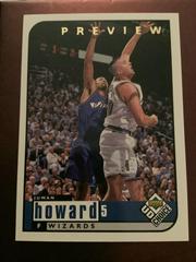 Juwan Howard #153 Basketball Cards 1998 UD Choice Preview Prices