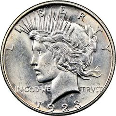 1923 D Coins Peace Dollar Prices