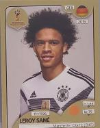 Leroy Sane [Gold] Soccer Cards 2018 Panini World Cup Stickers Prices