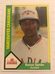 Ramon Sambo Baseball Cards 1990 CMC Vancouver Canadians Prices
