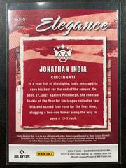 Back | Jonathan India Baseball Cards 2022 Panini Diamond Kings Elegance