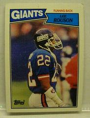 Lee Rouson #13 Football Cards 1987 Topps Prices