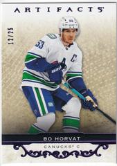 Bo Horvat [Purple] #1 Hockey Cards 2021 Upper Deck Artifacts Prices