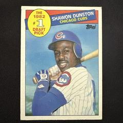Shawon Dunston #280 Baseball Cards 1985 Topps Tiffany Prices