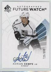 Adrian Kempe [Future Watch Autograph] #118 Hockey Cards 2017 SP Authentic Prices